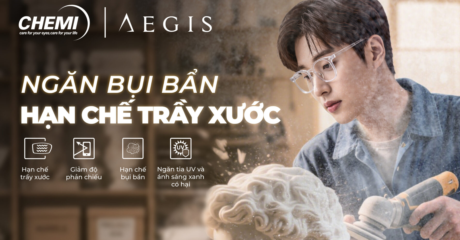 AEGIS - TRÒNG KÍNH CHEMI AEGIS