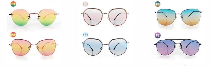 Tròng kính nhuộm màu Dytin Gradient Tin